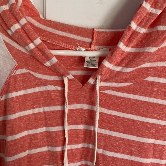 Long sleeved cropped shirt.  Size Large (juniors) - Picture 2 of 3